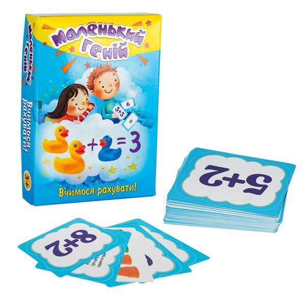 Навчальні картки Маленький геній 30660 (укр.) 30660 фото