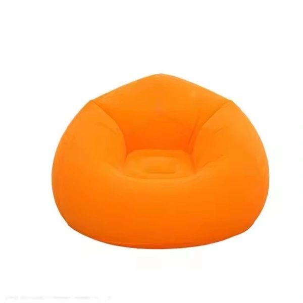 Надувне крісло-пуф Inflatable Sofa / Надувне крісло-мішок 110&times;110&times;85 см Помаранчевий G6820/1 фото