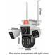 Камера IP спостереження Wifi 16 Мп 10-Х ZOOM вулична поворотна G9578 фото 6