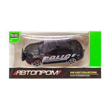 Дитяча металева машинка АвтоПром 7629 масштаб 1:64 Police Седан 7629-7 фото