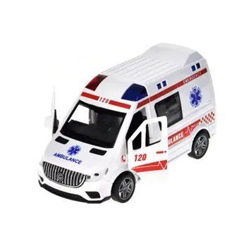 Дитяча інерційна машинка "Швидка допомога" YM-9930F(Ambulance) звукові ефекти YM-9930F(Ambulance) фото