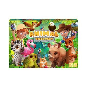 Настільна гра "Animal Discovery" Danko Toys G-AD-01-01U укр G-AD-01-01U фото