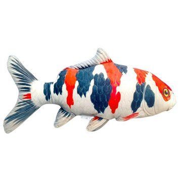 Дитяча м'яка іграшка "Червоний короп Коі" KOI-R, розмір 50 см KOI-R фото
