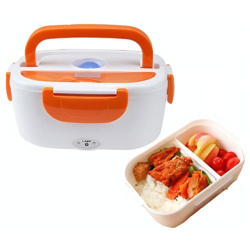 Ланчбокс з підігрівом їжі 220V, Electric lunch box, ланч-бокс Помаранчевий pr65638435/1-4 фото