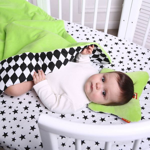 Дитячий постільний комплект Bed Set Newborn МС 110512-08 подушка + ковдру + простирадло MC 110512-08 фото