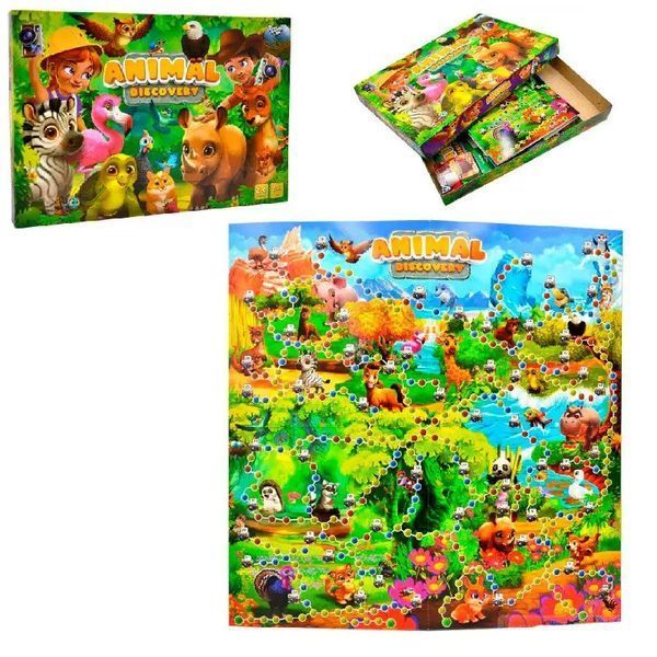 Настільна гра "Animal Discovery" Danko Toys G-AD-01-01U укр G-AD-01-01U фото