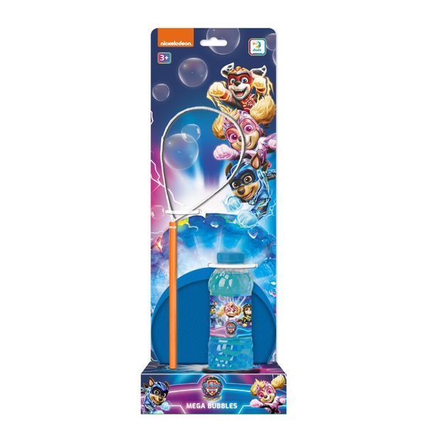 Мильні бульбашки "Mega Bubbles з тарілкою Paw Patrol Могутні герої" 200514, 450 мл 200514 фото