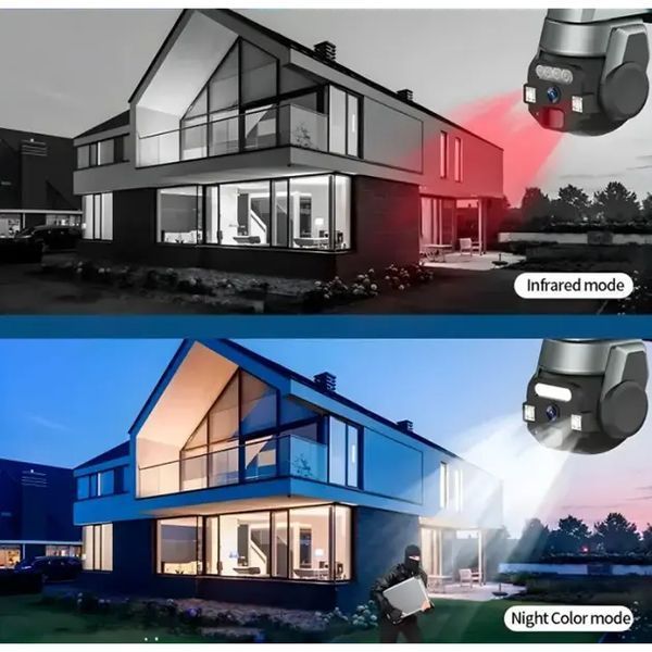 Камера зовнішня вулична поворотна WIFI CyberGuard OUTDOOR Q-812 FULL-HD 5Mp IP66 датчик руху sp9162 фото