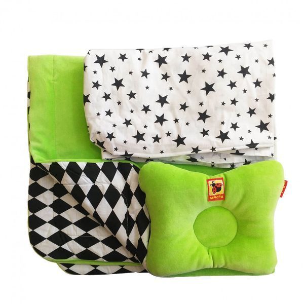 Дитячий постільний комплект Bed Set Newborn МС 110512-08 подушка + ковдру + простирадло MC 110512-08 фото
