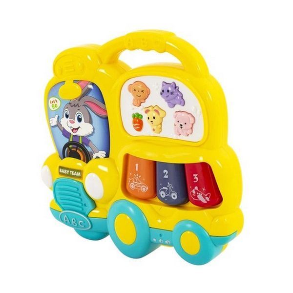 Дитяча музична іграшка "Веселий автобус" 8633(Yellow) 8633(Yellow) фото