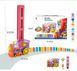 Конструктор іграшка-поїзд доміно, DOMINO Happy Truck sciries COLORS 60 деталей G215201021 фото 1