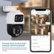 Комплект видеонаблюдения проводной с просмотром через 3G сеть DVR KIT 4ch металл HD набор на 4 камеры с регистратором sp9592 фото 4