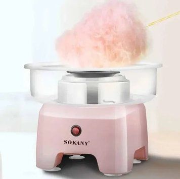 Апарат для виробництва цукрової вати Sokany 500W SK-520 рожевий flSK-520 фото
