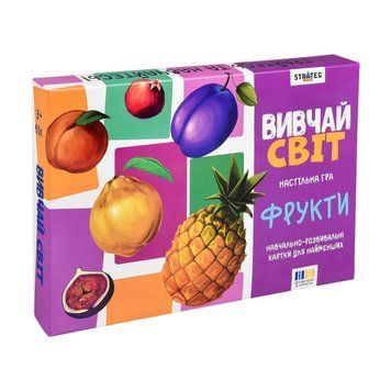 Дитячі навчальні картки "Вивчай світ: Фрукти" 30805, 20 карточек 30805 фото