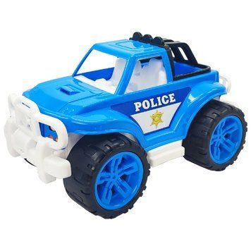 Іграшковий джип Поліція 3558TXK з відкритим кузовом Блакитний 3558TXK(Blue) фото