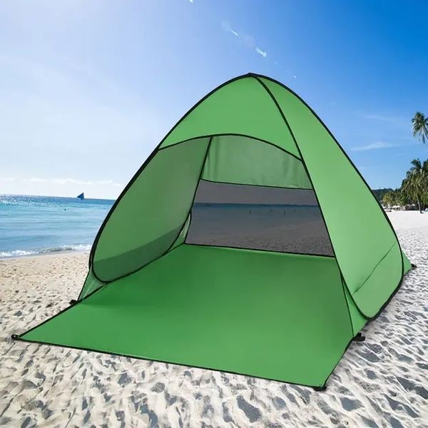 Намет пляжний 150/165/110 автоматичний пляжний намет зі шторкою G14834 фото