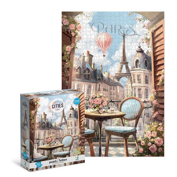 Пазл класичний Medium-XL "Міста. Париж" DoDo Toys 300650, 1000 елементів 300650 фото