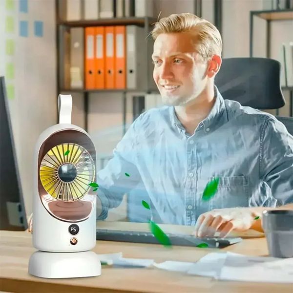 Портативний USB вентилятор 5В (29&times;11&times;11см), F-5 / Настільний вентилятор / Міні вентилятор Jam6792 фото