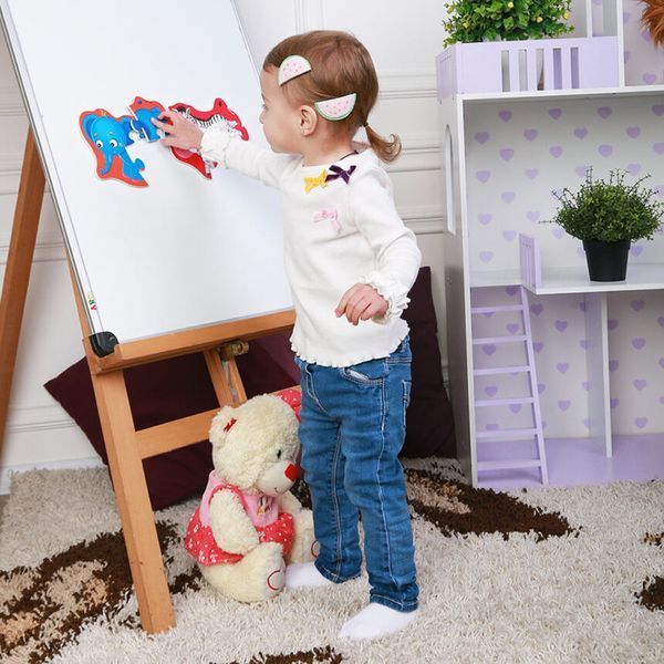 Магнітні бебі пазли "Зебра та слоненя" Vladi toys VT3208-12 VT3208-12 фото