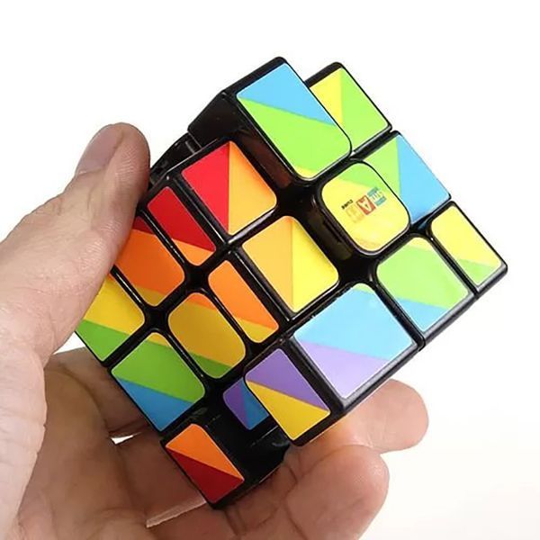 Головоломка Кубик Рубіка Райдужний 3х3 Чорний Smart Cube SC361 SC361 фото