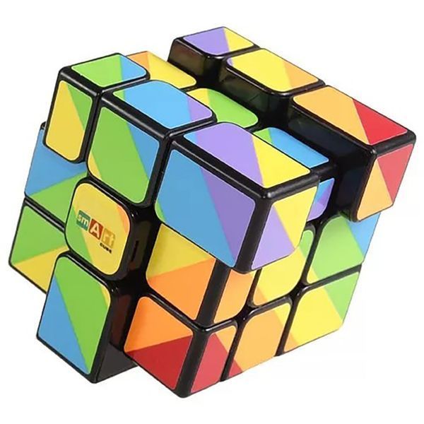 Головоломка Кубик Рубіка Райдужний 3х3 Чорний Smart Cube SC361 SC361 фото