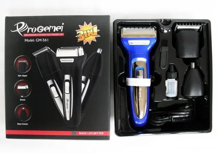 Набір для стрижки 3в1 Gemei GM 595 Hair Trimmer pr58970 фото