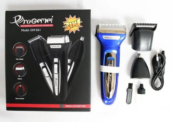 Набір для стрижки 3в1 Gemei GM 595 Hair Trimmer pr58970 фото