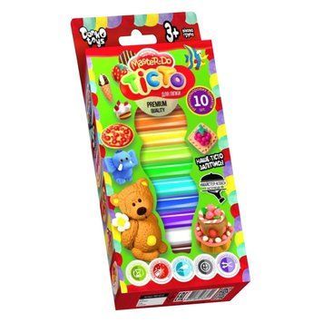 Комплект творчості Тісто для ліплення "Master Do" Danko Toys TMD-02-02 10 кольорів УКР TMD-02-02 фото