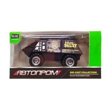 Дитяча металева машинка АвтоПром 7629 масштаб 1:64 S.W.A.T. БТР 7629-3 фото