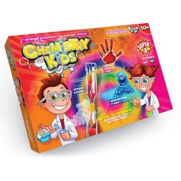 Дитячий набір для проведення дослідів CHEMISTRY KIDS CHK-02 CHK-02-02U CHK-02-02U фото