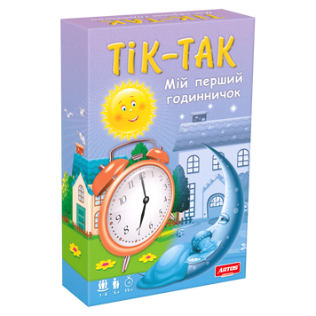 Дитяча розвиваюча гра "Тік-Так" 0819 перший годинник 0819 фото