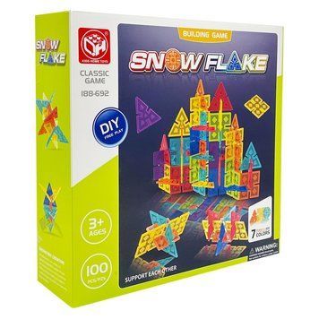Дитячий набір конструктора "Snow Flake" 188-692, 100 деталей 188-692 фото