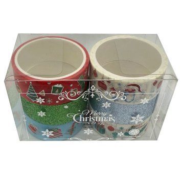 Набір декоративний скотч "Merry Christmas" XM-JD2273-2, 1,5 см x 2 м XM-JD2273-2 фото