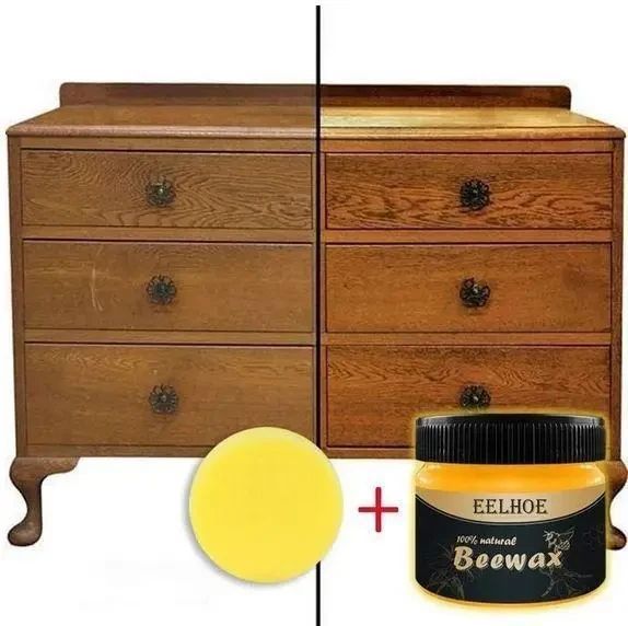 Поліроль для меблів Beewax 80 г/Воскова поліроль для меблів BEW80 фото