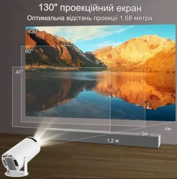 Смарт Проектор MAGCUBIC HY300 4K Android 11 HD BT5.0 Dual Wi-Fi Домашній кінотеатр 4k фото