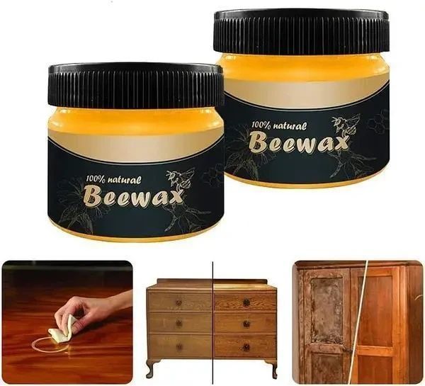 Поліроль для меблів Beewax 80 г/Воскова поліроль для меблів BEW80 фото