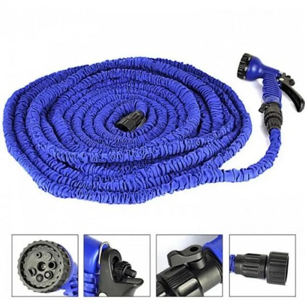 60m Шланг садовий поливальний X-hose, що розтягується X-hose/3 фото