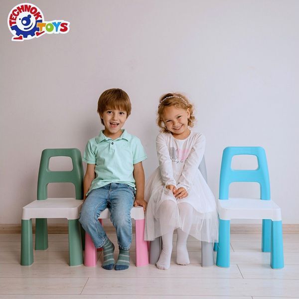 Дитячий стілець "Kids Chair" 9710TXK блакитний, до 75 кг 9710TXK фото