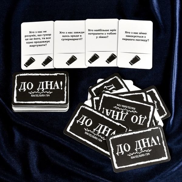 Карткова гра "До дна!" 30971ST інструкція, 110 карток 30971ST фото