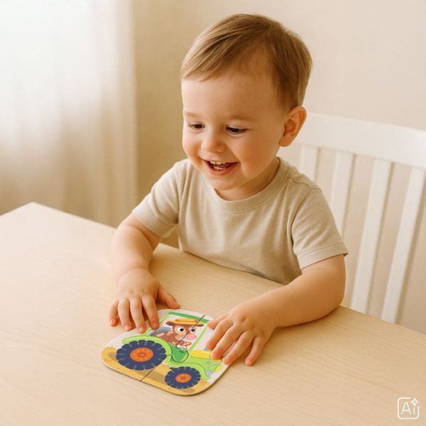 Дитячий пазл 4 в 1 "Baby puzzle. Транспорт" DoDo Toys 300685 набір 4 в 1 300685 фото