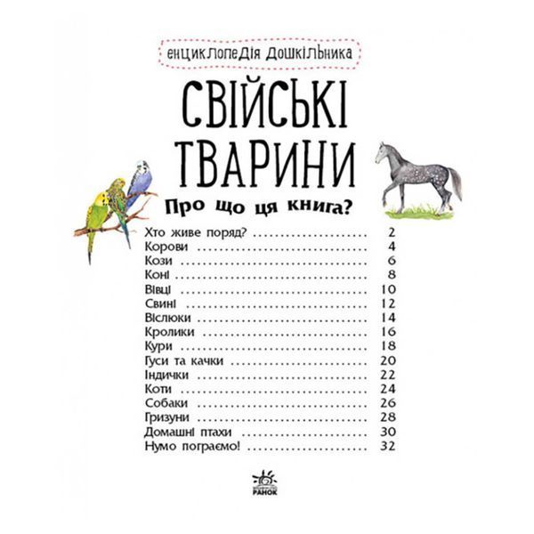 Енциклопедія дошкільника Домашні тварини 614029 для найменших 614029 фото