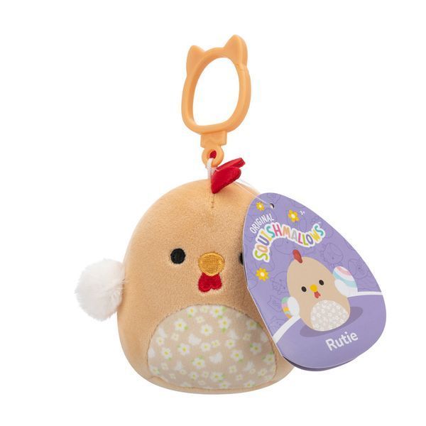 М'яка іграшка на кліпсі Півник Руті Squishmallows SQCP00465, 9 см SQCP00465 фото