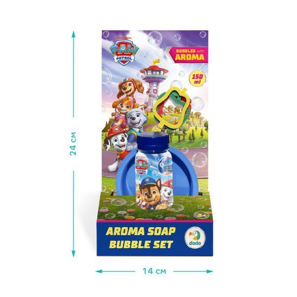 Ароматичні мильні бульбашки "Paw Patrol Друзі" 200733 об'єм 150 мл, 3 палички 200733 фото