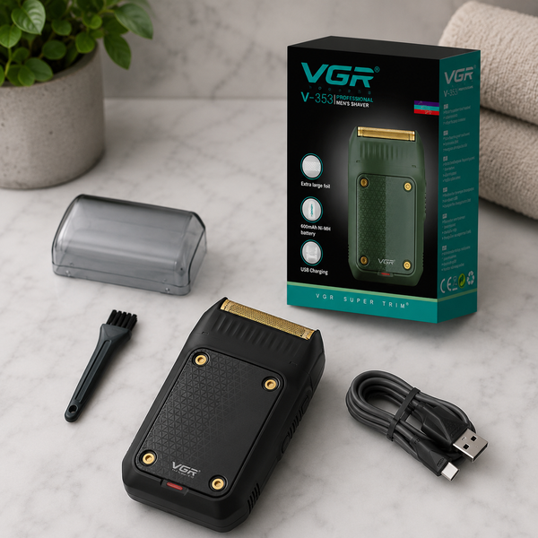 Чоловіча електробритва VGR V-353 USB / Акумуляторний шейвер / Портативна бритва Шейвер для сухого гоління 2054828 фото