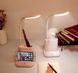 Рожева Акумуляторна настільна LED лампа Bionic Desk Lamp c USB виходом, органайзером та підставкою для смартфона 2050018/1 фото 4