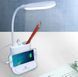 Рожева Акумуляторна настільна LED лампа Bionic Desk Lamp c USB виходом, органайзером та підставкою для смартфона 2050018/1 фото 5