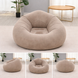 Надувне крісло-пуф Inflatable Sofa / Надувне крісло-мішок 110&times;110&times;85 см Бежевий G6820/4 фото 2