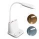 Рожева Акумуляторна настільна LED лампа Bionic Desk Lamp c USB виходом, органайзером та підставкою для смартфона 2050018/1 фото 8