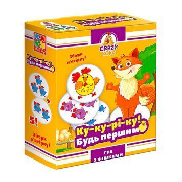 Гра настільна "Ку-ку-ре-ку!" Vladi Toys VT8025-08 VT8025-08 укр VT8025-08 фото