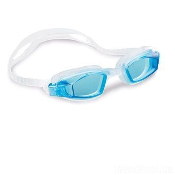 Окуляри для плавання Intex 55682 розмір L Блакитний 55682(Light-Blue) фото